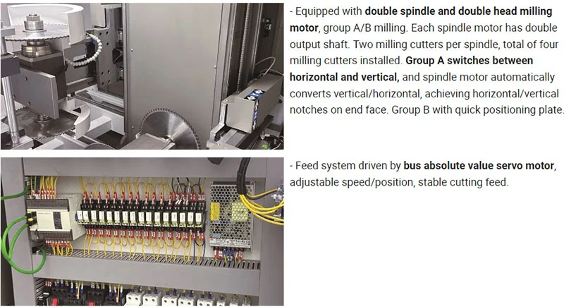 Cnc Servo End Milling Equipment For Unitized Curtain Wall Fabrication
